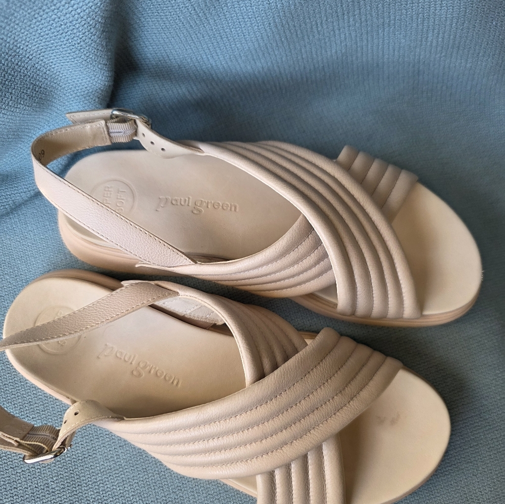 Paul Green, Chunky Platform Slingback, US Size 9.5 - Picture 7 of 8